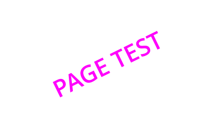 PAGE TEST